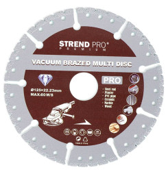 Kotúč Strend Pro Premium, Vacuum brazed, 115 mm, diamantový, rezný, multi