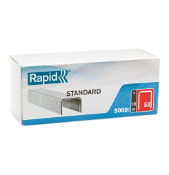 Spony RAPID 53 STANDARD, 10 mm, sponky do sponkovačky, bal. 5000 ks