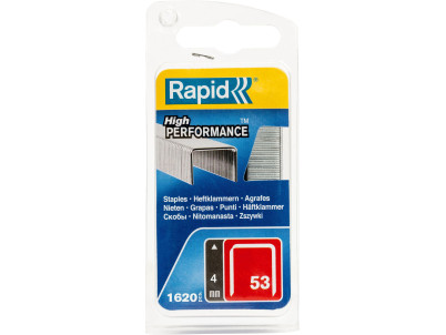 Spony RAPID 53, 4 mm, sponky do sponkovačky, bal. 1600 ks