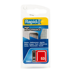 Spony RAPID 53, 20 mm, sponky do sponkovačky, bal. 540 ks