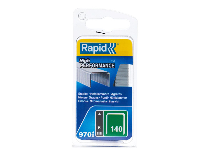 Spony RAPID 140, 6 mm, sponky do sponkovačky, bal. 970 ks