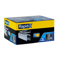 Spony RAPID 36, 14 mm, DP, sponky do sponkovačky, spony na káble, bal. 5000 ks