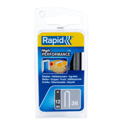 Spony RAPID 36, 12 mm, sponky do sponkovačky, spony na káble, bal. 864 ks