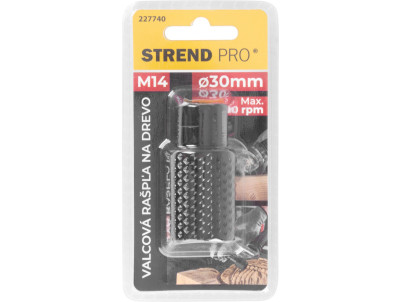 Rašpľa Strend Pro RSP40, 30 mm,  pre uhlovú brúsku, čierna, valcová
