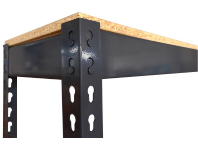 Stôl Racks PWB60, pracovný, do dielne, s policou, 183x183x90 cm, max 350 kg