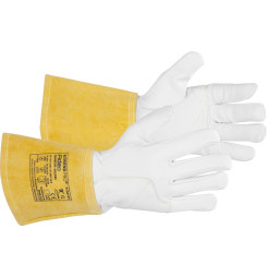 Rukavice Strend Pro Industrial Adeo, celokožené, zváračské, veľkosť 10/XL