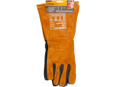 Rukavice Strend Pro Industrial Fido, celokožené, zváračské, veľkosť 9/L
