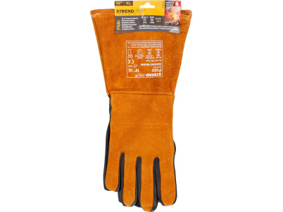 Rukavice Strend Pro Industrial Fido, celokožené, zváračské, veľkosť 10/XL