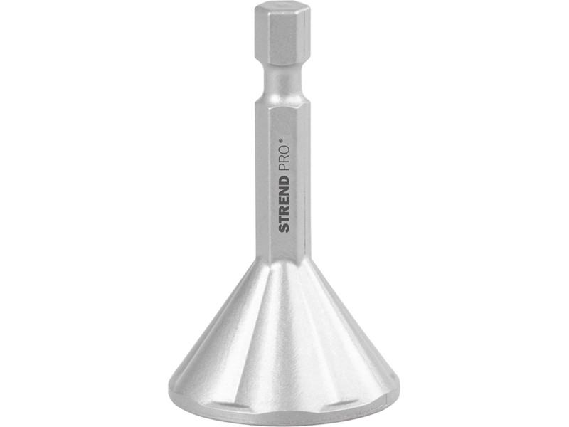 Fréza Strend Pro, 6-20 mm, 1/4",  25,5x50,4 mm, fazetová, na zrážanie hrán skrutiek, odhrotovač