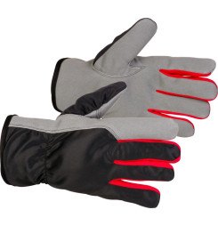 Rukavice Strend Pro Bertus Winter, zimné, ochranné, zateplené, textil/koža, veľkosť 09/L, blister