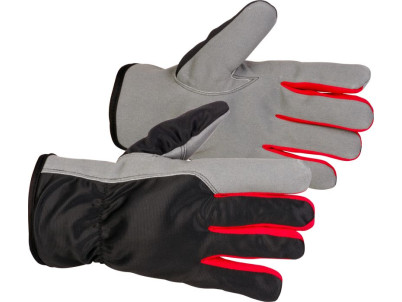 Rukavice Strend Pro Bertus Winter, zimné, ochranné, zateplené, textil/koža, veľkosť 09/L, blister