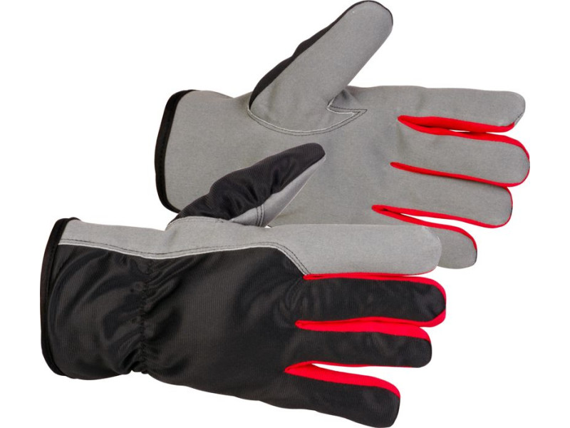 Rukavice Strend Pro Bertus Winter, zimné, ochranné, zateplené, textil/koža, veľkosť 09/L, blister