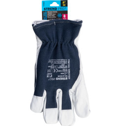 Rukavice Strend Pro Marzio Winter, zimné, ochranné, zateplené, textil/koža, veľkosť 08/M,  blister