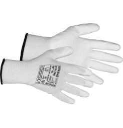 Rukavice ST BROTULA White 10/XL, záhradné, biele, s blistrom