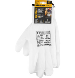 Rukavice ST BROTULA White 10/XL, záhradné, biele, s blistrom