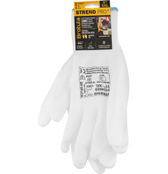 Rukavice ST BROTULA White 11/XXL, záhradné, biele, s blistrom