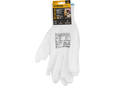 Rukavice ST BROTULA White 11/XXL, záhradné, biele, s blistrom
