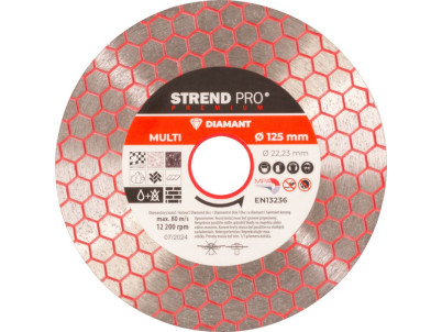 Kotúč Strend Pro Premium, 125 mm, hexagonal, diamantový, rezný, multi