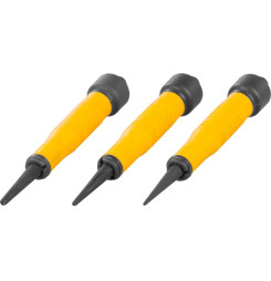 Sada dierovačov Strend Pro Premium, 3 dielna, Bi-materiál rukoväť, 1-2-3"/32"