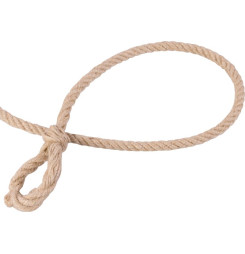 Oprat jutový 10 m, 12 mm, jutové lano s okom