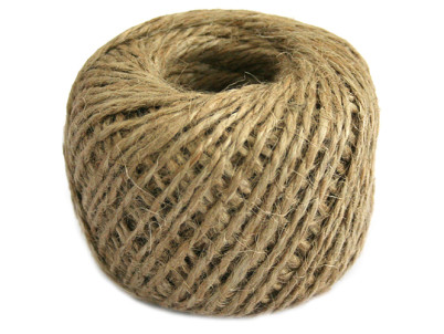 Motúz HEMP JUTA, jutový, L-80 m/80 g, 1,5 mm, hnedý