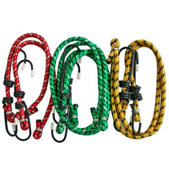Guma upínacia Strend Pro LB332, 8 mm, 2x 30-50-60 cm, s oceľovými háčikmi