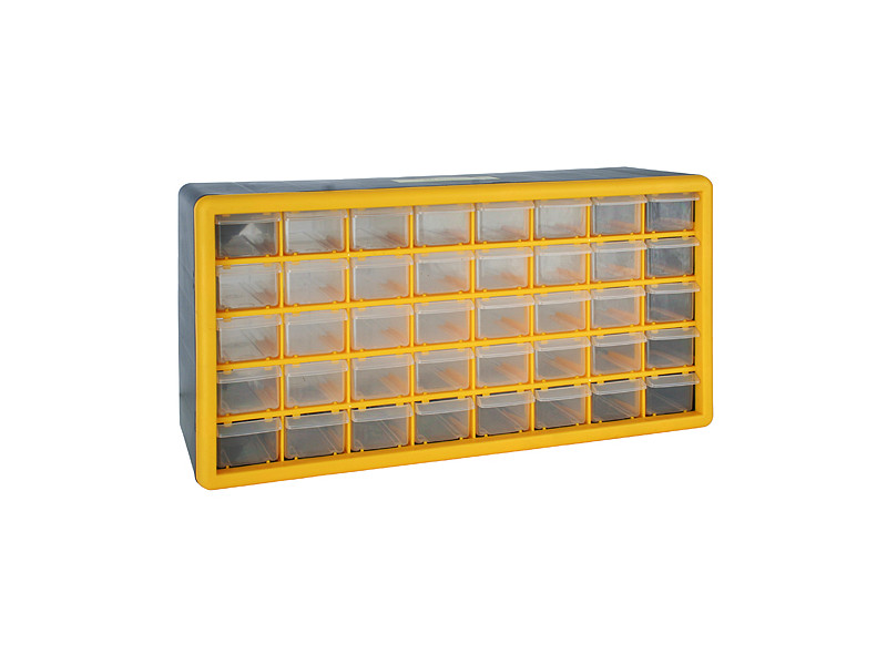 Organizér na stenu Strend Pro SBx3045-F, 40 zásuviek, 50x16x25 cm, max. 25 kg