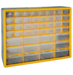 Organizér na stenu Strend Pro SBx3045-D, 44 zásuviek, 50x16x39 cm, max. 28 kg