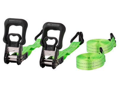 Popruh upínací Strend Pro, pás s račňou, 30 mm, L-5 m, max. 800 kg, bal. 2 ks