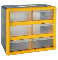 Organizér na stenu Strend Pro SBx3045-A, 06 zásuviek, 26.5x16x23.5 cm, max. 12 kg
