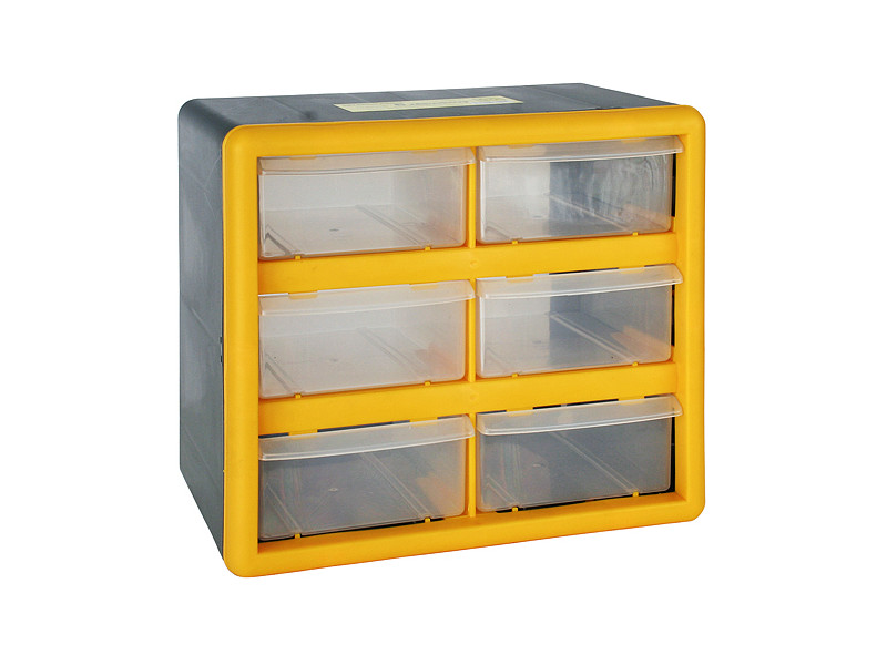 Organizér na stenu Strend Pro SBx3045-A, 06 zásuviek, 26.5x16x23.5 cm, max. 12 kg