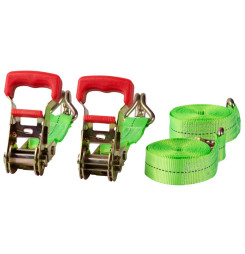 Popruh upínací Strend Pro, pás s račňou, 30 mm, L-4,5 m, max. 600 kg, bal. 2ks