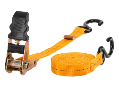 Popruh upínací Strend Pro, pás s račňou, 25 mm, L-4,5 m, max. 500 kg