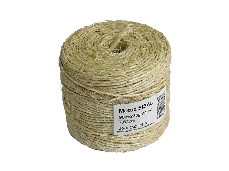 Motúz Sisal L-90 m/230 g, TubePack