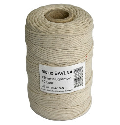 Motúz Cotton L-130 m/190 g, bavlna, TubePack