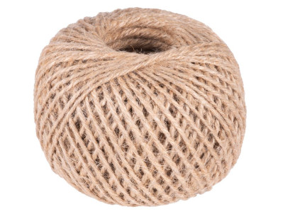 Motúz Juta Natural, L-60 m/140 g, jutový, 2.3 mm, BallPack