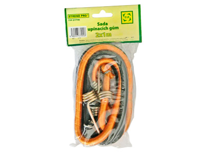 Guma upínacia Strend Pro LB342, 8 mm, 2x 100 cm, s oceľovými háčikmi