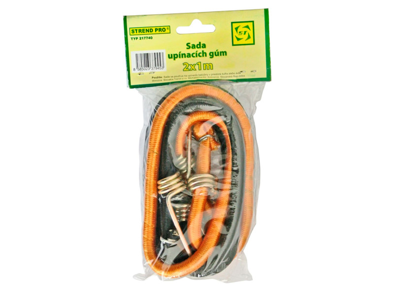 Guma upínacia Strend Pro LB342, 8 mm, 2x 100 cm, s oceľovými háčikmi