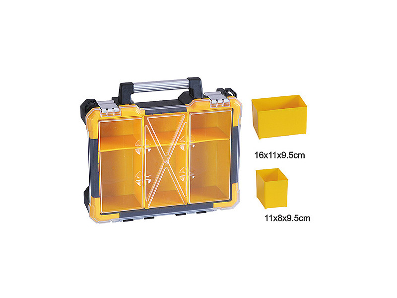 Kufríkový organizér HL3086-C, 38x34x11 cm, max. 23 kg, 6 priečok
