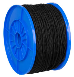Lano Strend Pro MDB200, 4 mm, čierne, PP, nos. 76 kg, L-200 m
