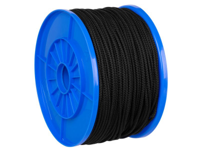 Lano Strend Pro MDB200, 4 mm, čierne, PP, nos. 76 kg, L-200 m