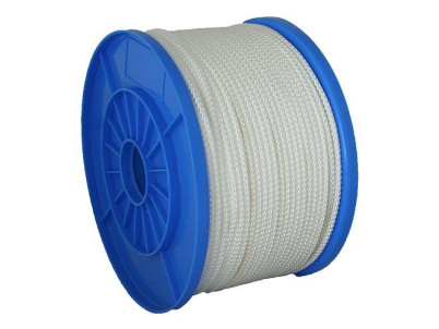 Lano Strend Pro NDB200, 8 mm, biele, Nylon, nos. 1031 kg, L-90 m