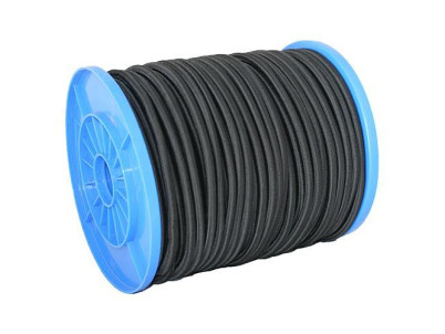 Gumolano Strend Pro R100, 5 mm, elastická čierna guma, nos. 45 kg, L-140 m