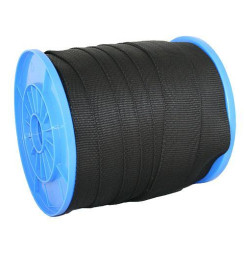 Popruh upínací Strend Pro WR50, 25 mm, čierny, návin 70 m, PP, max. 190 kg