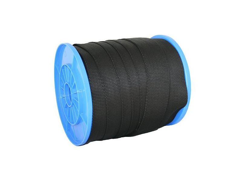 Popruh upínací Strend Pro WR50, 50 mm, čierny, návin 50 m, PP, max. 370 kg