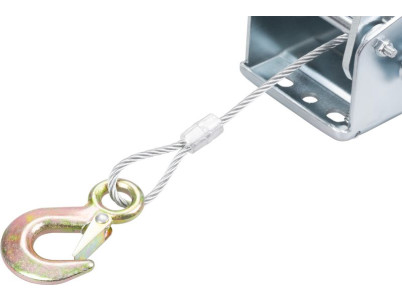 Naviják Strend Pro HW-100-800, račňový, ručný, oceľové lano L-10 m/4.8 mm, max. 800 kg