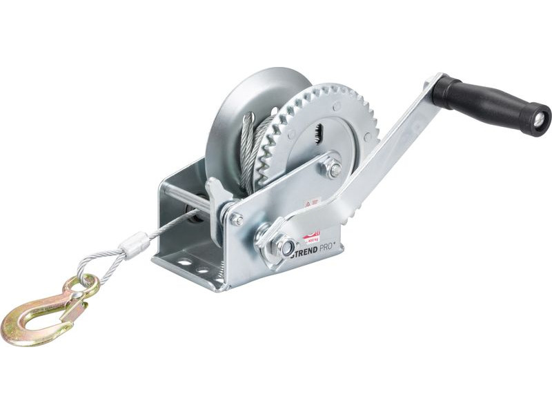 Naviják Strend Pro HW-100-400, račňový, ručný, oceľové lano L-8 m/4.5 mm, max. 400 kg Naviják Strend Pro HW-100-400, račňový, ručný, oceľové lano L-8 m/4.5 mm, max. 400 kg