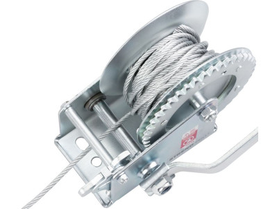 Naviják Strend Pro HW-100-400, račňový, ručný, oceľové lano L-8 m/4.5 mm, max. 400 kg Naviják Strend Pro HW-100-400, račňový, ručný, oceľové lano L-8 m/4.5 mm, max. 400 kg