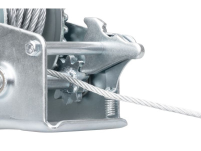 Naviják Strend Pro HW-100-400, račňový, ručný, oceľové lano L-8 m/4.5 mm, max. 400 kg Naviják Strend Pro HW-100-400, račňový, ručný, oceľové lano L-8 m/4.5 mm, max. 400 kg