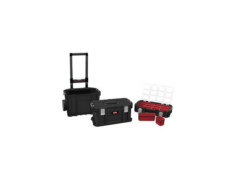 Sada boxov Keter® CONNECT ROLLING SYSTEM, na náradie